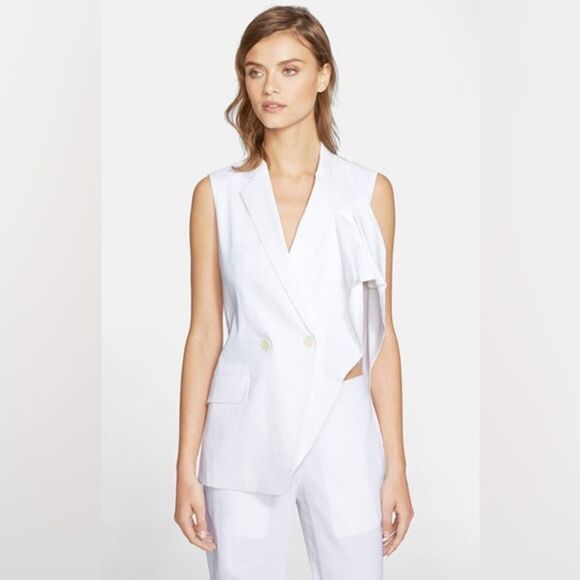 Theory • Jala C sleeveless blazer vest - Picture 1 of 8